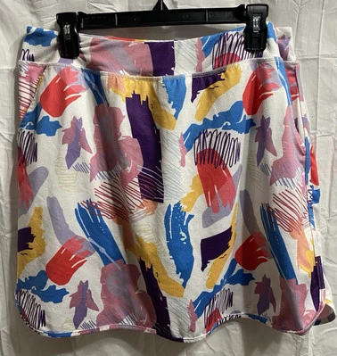 Pantalón Corto de Golf Chico's XL Multicolor Bolsillos Elastizado Cintura Elástica Atlético Foto 1 de 4