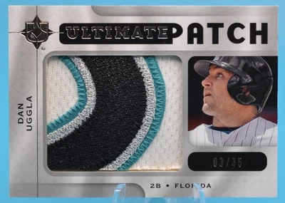 2009 Ultimate Collection Dan Uggla Ultimate Patch Game Used! Marlins /35 SP - Image 1 of 2
