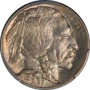 1915-P Buffalo Nickel PCGS MS64 Great Eye Appeal Nice Strike - Picture 1 of 4