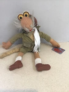 Peluche Henson Muppets vintage 1984 Fraggle Rock "Traveling Matt" giocattolo di Tomy NUOVO - Foto 1 di 5