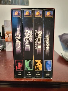 The Omen : The Complete Collection (VHS 2000 4-tape Set)  - Picture 1 of 16