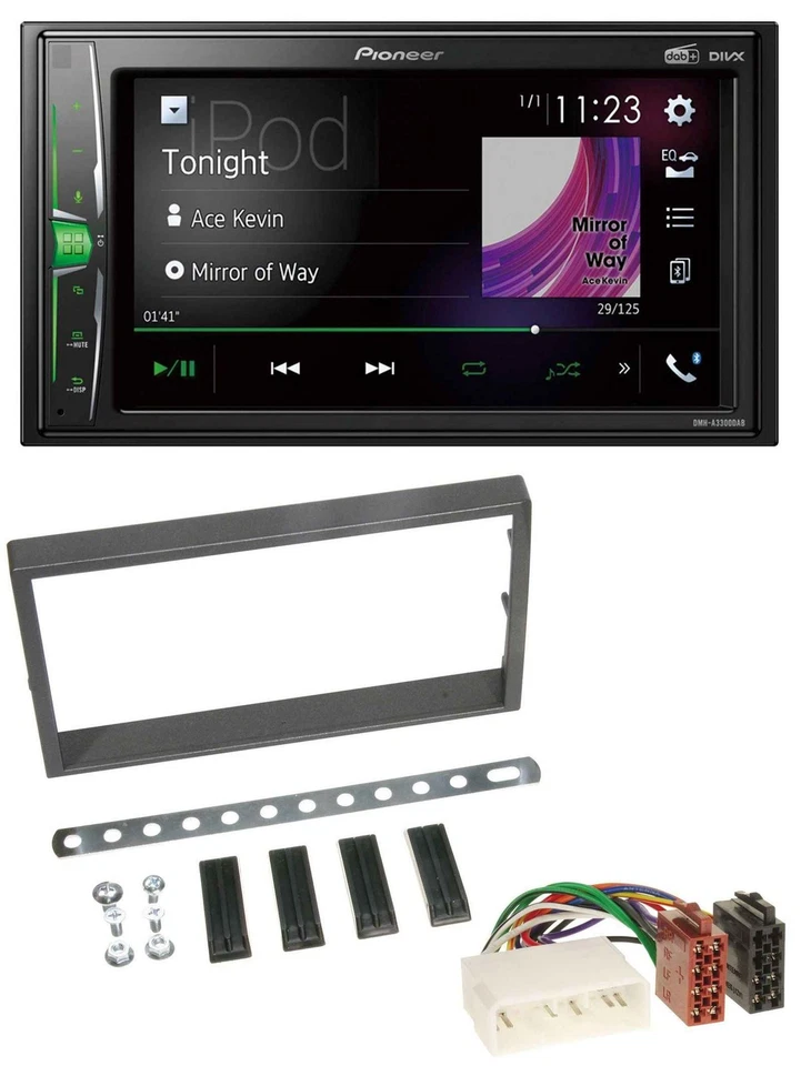 Pioneer 2DIN MP3 DAB USB Bluetooth Autoradio für SSangYong Kyron ab 2005 - Bild 1 von 4