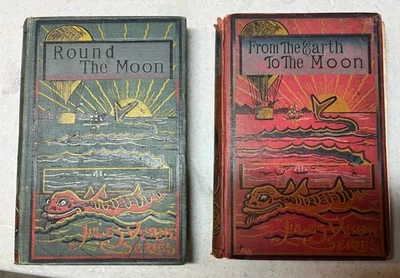 VERNE, Jules "From the Earth to the Moon" & “Round The Moon” Ward, Lock c1900] - Image 1 of 4