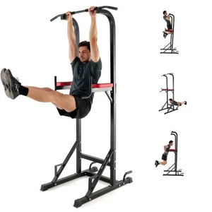 ISE 5in1 Power Tower Workout Dip Station Multifunzione Sbarra Trazioni per Dips - Imagen 1 de 24