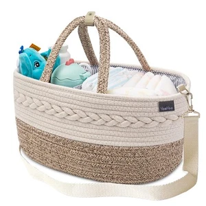 Baby Diaper Caddy Organizer Shoulder Strap Buckle 4 Inner Pockets Portable Nurse - Picture 1 of 8