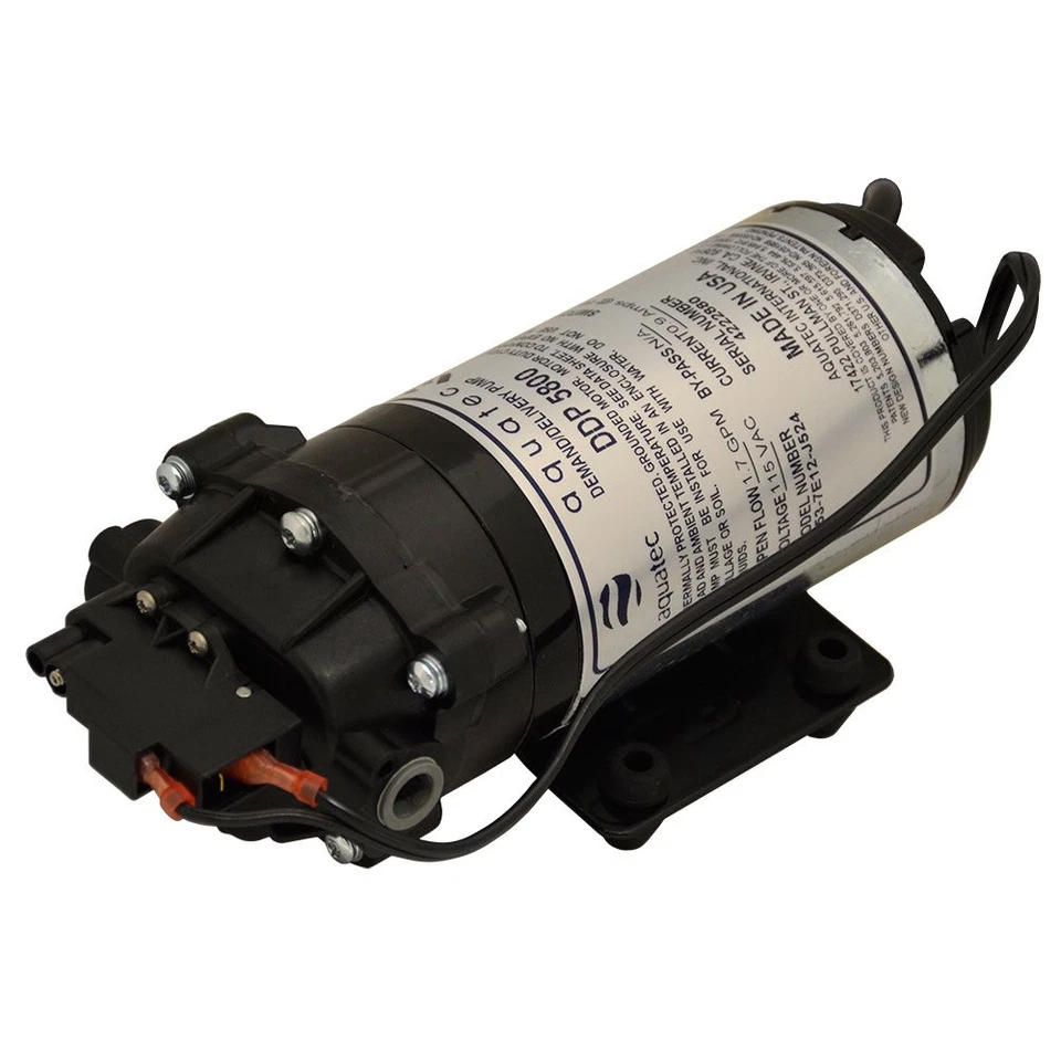 AQUA TEC Aquatec 5853-7E12-J524 1.7 GPM 60 PSI 3/8 inch JG 120V Delivery/Demand Pump w...