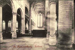 LEIDEN gran postal antigua Holland Briefkaart Kerk alrededor de 1910 Países Bajos Briefkaart - Imagen 1 de 1