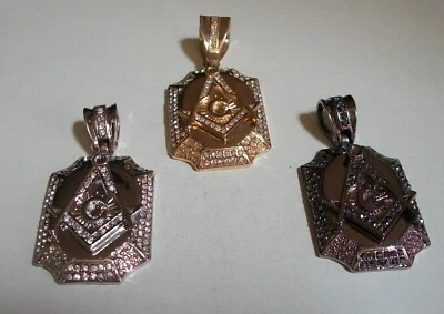 Men's Stones Silver, Gold & Hematite Finish Mason Fashion Casual Charm Jewelry - Image 1 of 4