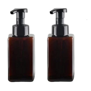 Foaming Soap Dispenser 450ml16oz Refillable Modern Square Pump Bottle For Sham - Picture 1 of 8