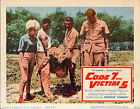 Code 7 Victim 5 Original Lobby Card Lex Barker 11X14 Movie Poster 1965