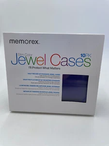 Memorex 10 Pack CD Slim Color Jewel Cases   New in the Box - Picture 1 of 4