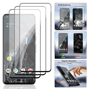Screen Protector Full Coverage Anti-spy Tempered Glass For Google Pixel 8 Pro - Picture 1 of 16