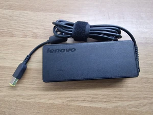 Genuine Lenovo 20V 4.5A 90W AC Adapter Rectangle Tip ADLX90NCC3A includes VAT - Picture 1 of 4