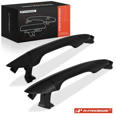 2Pcs Rear Primed Black Outer Door Handle for Hyundai Elantra MD 03/2011-11/2015 - image 1 of 4
