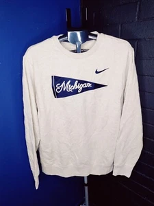 Nike Michigan Wolverines Campus Collection Hoodie Size Large Men's - Picture 1 of 4