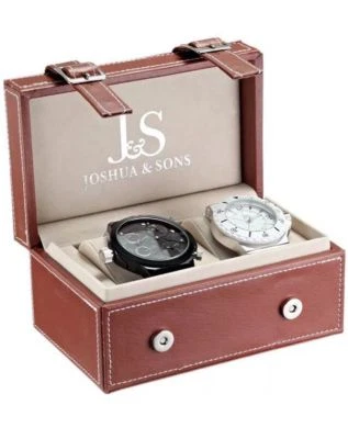 NUEVO Juego de 2 relojes Joshua & Sons para hombre, JS-40 Y JS-38, ENVÍO GRATUITO Foto 1 de 4