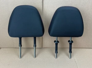 2022 SUBARU WRX FRONT Right Left SEAT HEADREST BLACK CLOTH set - Picture 1 of 10