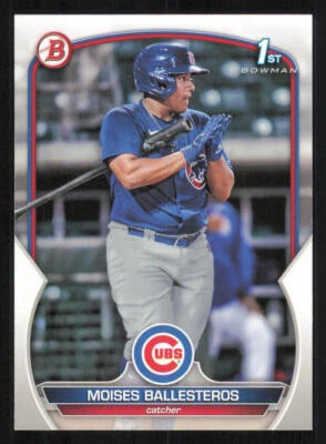 2023 Bowman Prospects #BP11 Moises Ballesteros - Image 1 of 2