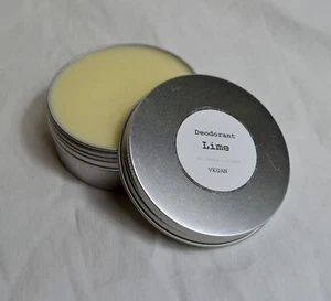 Natural Organic ingredients antiperspirant Deodorant lime vegan 190g Vitamin E - Picture 1 of 2