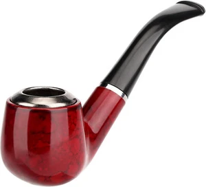 Pipa Captain roja portátil para fumar tabaco - Imagen 1 de 1