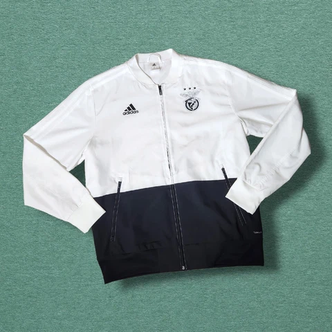 SL Benfica Portugal Football Soccer Longsleeve Jacket Adidas Men’s Large NEW Cover