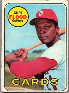 1969 Topps #540 Curt Flood St. Louis Cardinals - Picture 1 of 2