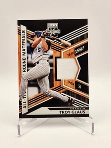 2021 ELITE EXTRA EDITION TROY GLAUS ALL TIME FIRST ROUND MATERIALS ANGELS - Picture 1 of 2