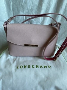 Authentic Longchamp Pink / Fuchsia Leather Bag - Picture 1 of 8