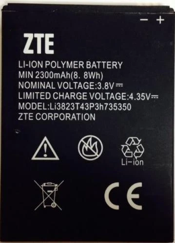 New OEM ZTE Li3823T43P3h735350 N986 N9835 GRAND X V975 U988S Q801U MF64 Z64 Z826 - Image 1 of 1
