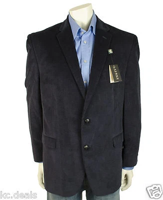 LAUREN RALPH LAUREN MENS CORDUROY JACKET BLAZER  MULTISIZES Polo Navy MSRP $275 - Image 1 of 4