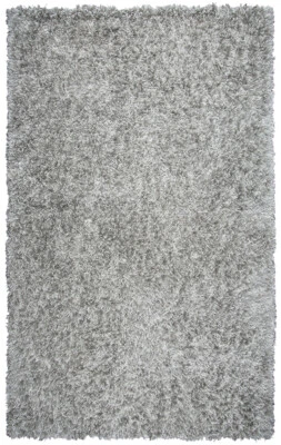 Rizzy Rugs Gray Single-Color Plush Atonal Shag/Flokati Area Rug Solid UR341A - Image 1 of 3