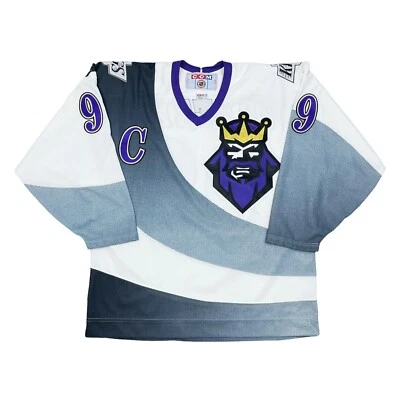 CAMISETA DE HOCKEY DE COLECCIÓN RARA DE LOS ANGELES KINGS #99 GRETZKY BURGER KING CCM GRANDE PARA HOMBRE Foto 1 de 4