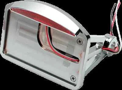 Placa de matrícula DS Al Half Moon montaje eje H Harley Bad Boy 95-97 Foto 1 de 3