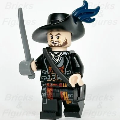 LEGO® Piratas del Caribe Capitán Héctor Barbossa Minifigura Pirata 4181 Foto 1 de 4