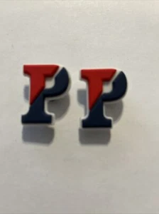 Set of 2 Penn Quakers Men NCAA Croc Shoe Charms - Picture 1 of 1