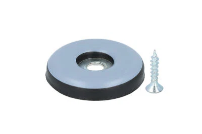 24 x Teflongleiter zum Schrauben 30 mm PTFE Möbelgleiter Stuhlgleiter rund - Bild 1 von 3