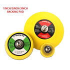 1" 2" 3" Hook & Loop Backing Pads Sanding Disc Sander Plate Polisher M6 1/3/4Pc