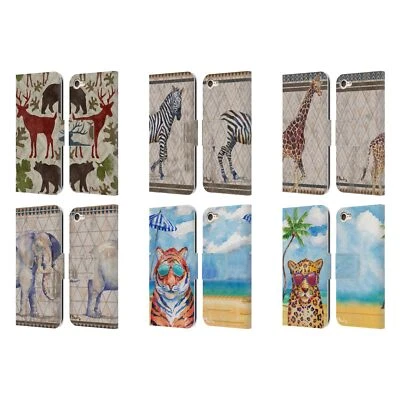 PAUL BRENT животных кожаный книга бумажник чехол для APPLE iPOD TOUCH MP3 - Изображение 1 из 4