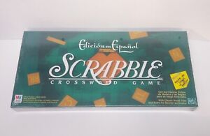 Scrabble Spanish Edition Edición En Español 1999 Family Crossword Game New!
