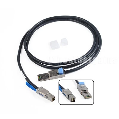 SFF-8088 to SFF-8644 Mini-SAS HD LANE SERVER 12/GBIT 2M External Cable - Image 1 of 4