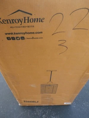 New Kenroy Home 93440BLZ Black Zinc Sorcerer Pendant Light   - Image 1 of 3