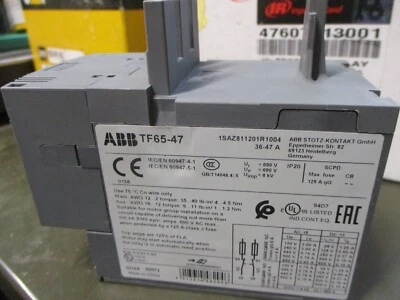Relé de sobrecarga ABB TF65 47 Ingersoll Rand Foto 1 de 3
