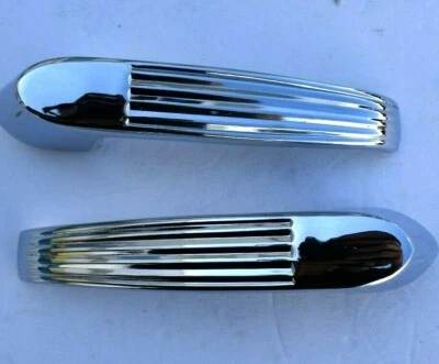 53 54 55 1953 19541955 FORD TRUCK F100 F250 NEW INSIDE CHROME DOOR PULL HANDLES  Foto 1 de 3