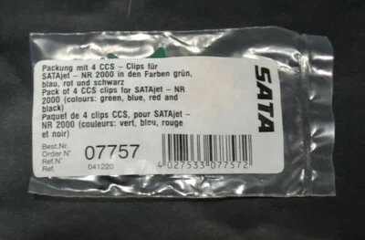 SATA jet 2000 and 3000 Digital CCS-Clips  (7757) - Image 1 of 2