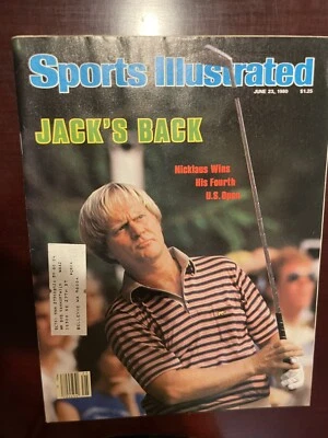 Sports Illustrated June 23, 1980 Jack Nicklaus Jack’s Back Great Condition - Image 1 of 2