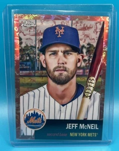 Jeff McNeil 2022 Topps Chrome Platinum #468 - 66/75 - Picture 1 of 2