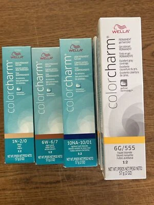 WELLA ColorCharm 1N - 2/0, 6W-6/7, 10NA-10/01, 6G/555 (ELIGE TONO) Foto 1 de 3