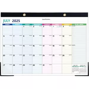 18-Month Desk Calendar 2025-2026, Large 17’’ X 12’’, July 2025 - December 2026 - Picture 1 of 7