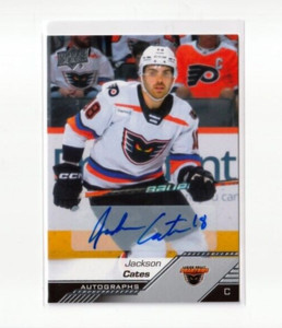 JACKSON CATES '22/23 2022/23 Upper Deck AHL AUTOGRAPH card 1:23 GROUP E