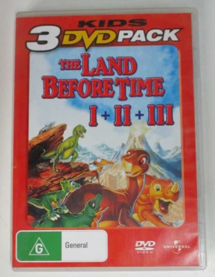 The Land Before Time I + II + III - 3 DVD Set - Image 1 of 4